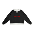 Women’s Mock Neck Crewneck Sweatshirt