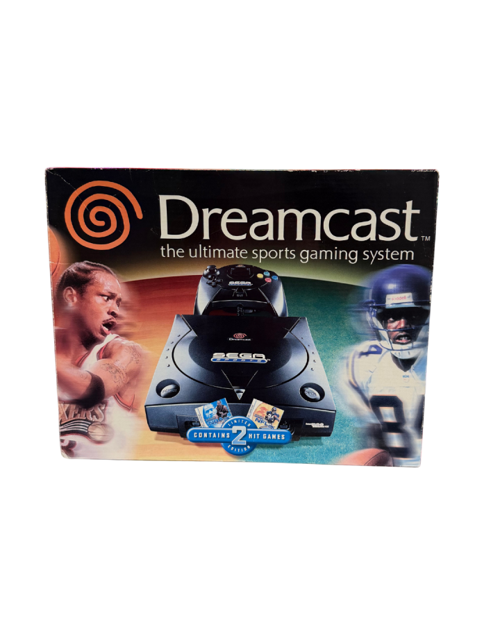 Sega Dreamcast Sports Edition Console System (DC) – In Box, Missing Telephone Cable and 2 Games – Good Condition
