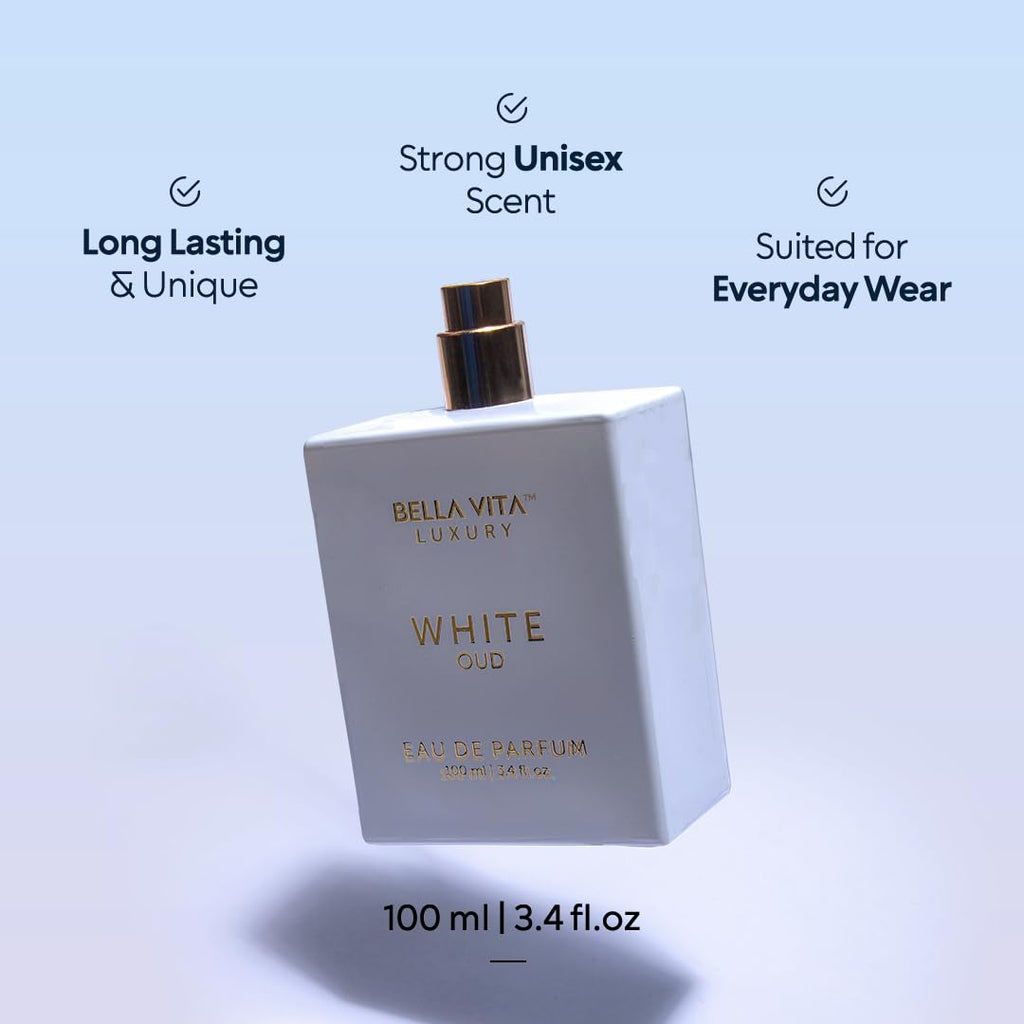 Bellavita Luxury Honey Oud Eau de Parfum | 100 ml (3.4 fl.oz.) | Perfume for Men and Women | Sweet Honey, Bergamot, Oud, and Amber Notes | Women's Day Special