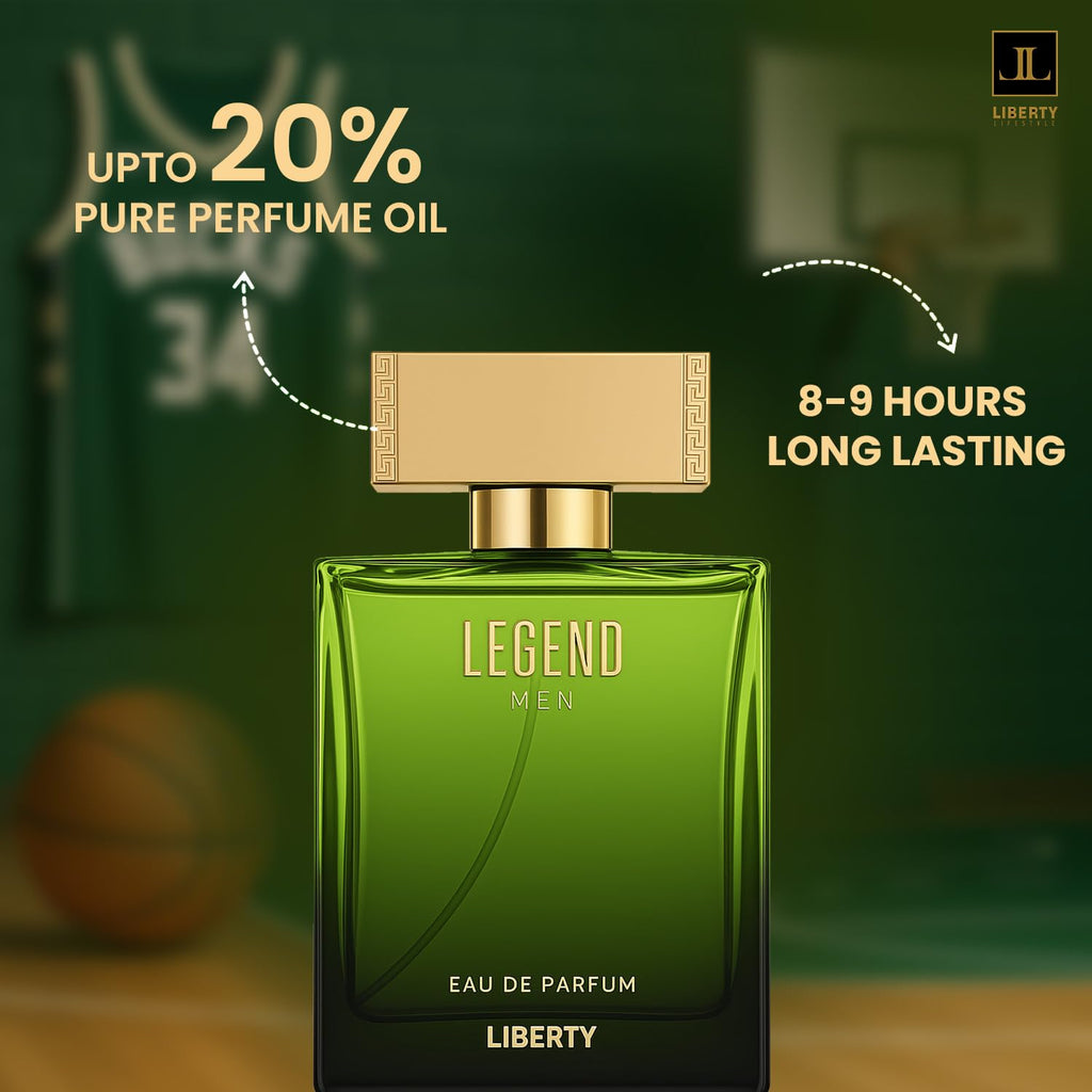 Liberty Luxury Passion Eau De Parfum for Men, Long Lasting Bold Spicy Scent Designed in France, Masculine Cologne That Draws Compliments, Perfume for mens, men's fragrances, Gift for Him 100ml 3.4Oz