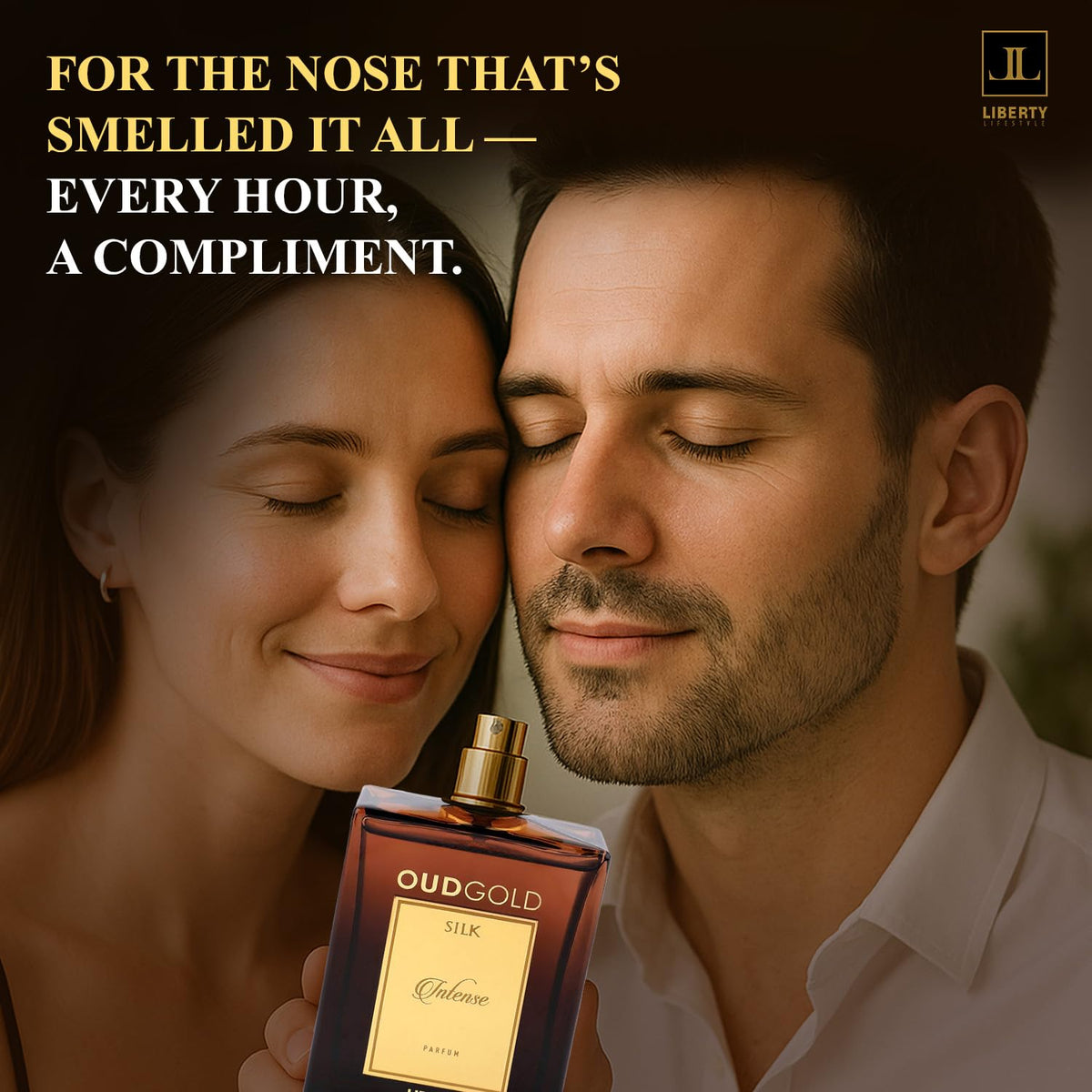 Liberty Luxury Passion Eau De Parfum for Men, Long Lasting Bold Spicy Scent Designed in France, Masculine Cologne That Draws Compliments, Perfume for mens, men's fragrances, Gift for Him 100ml 3.4Oz