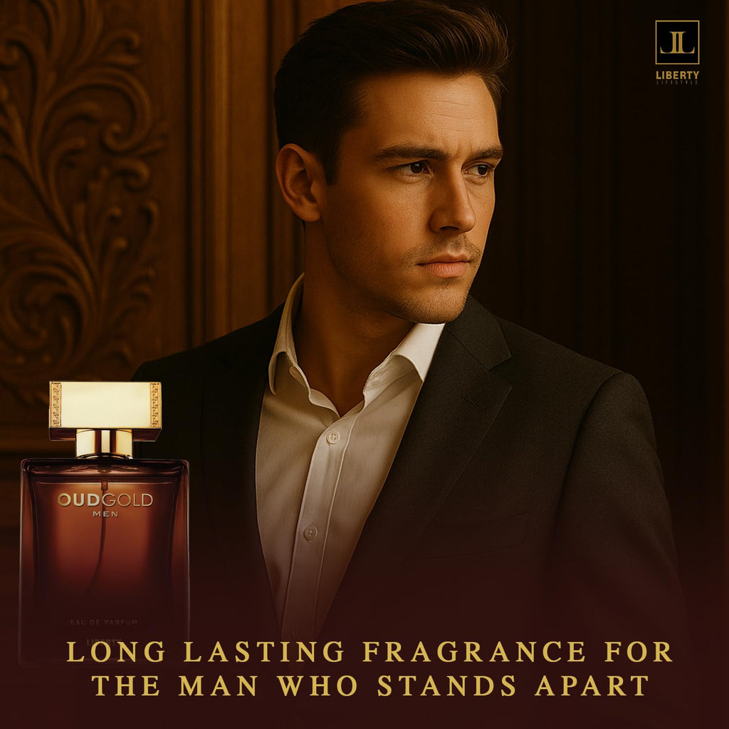 Liberty Luxury Passion Eau De Parfum for Men, Long Lasting Bold Spicy Scent Designed in France, Masculine Cologne That Draws Compliments, Perfume for mens, men's fragrances, Gift for Him 100ml 3.4Oz