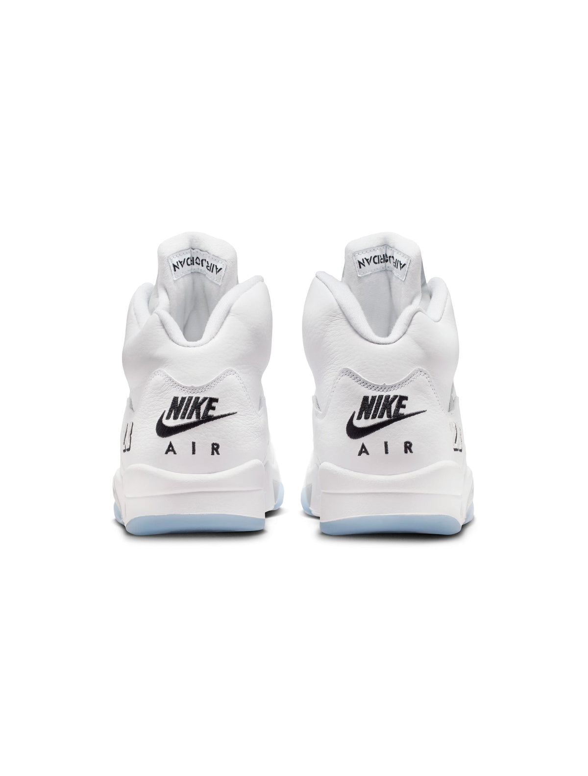 Air Jordan Mens 5 Retro - White Metallic