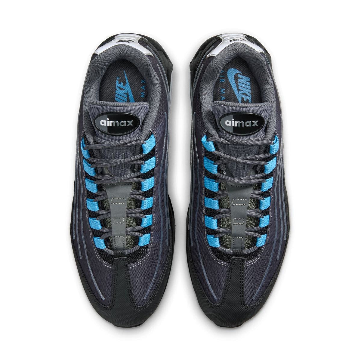 Nike Mens Air Max 95 Tech - Black/University Blue
