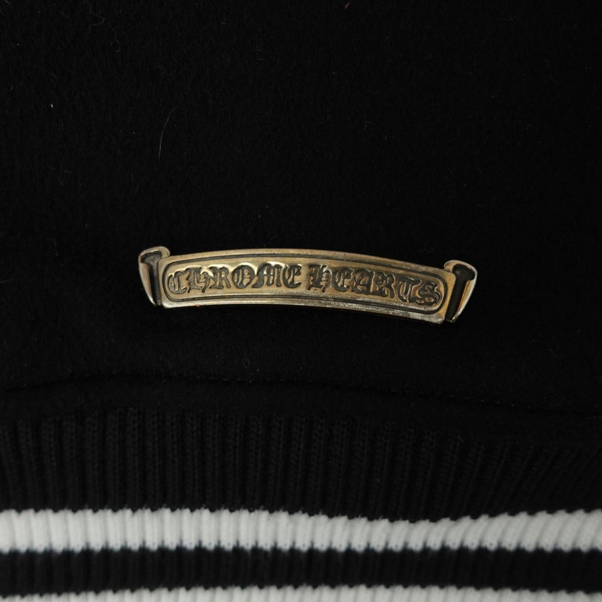 Chrome Hearts Eagle Patch Varsity Jacket