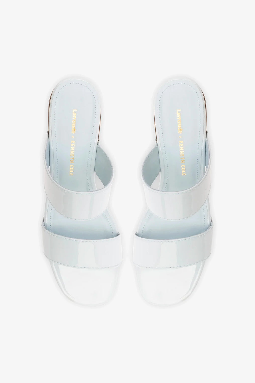 Larroudé x Kenneth Cole: Sandal Maya Patent Leather