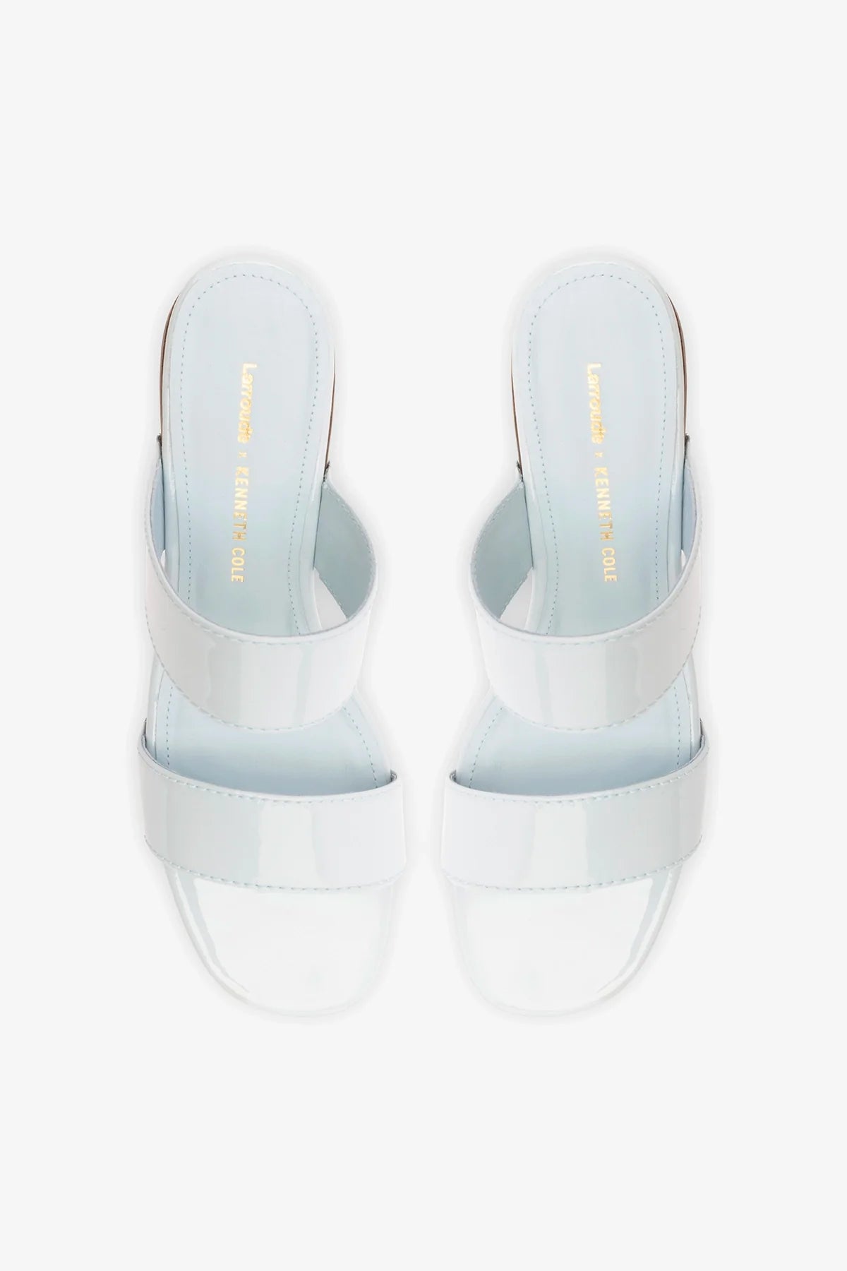 Larroudé x Kenneth Cole: Sandal Maya Patent Leather