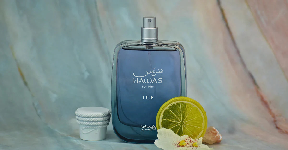 Rasasi Hawas Ice for Men Eau De Parfum 100ml (3.38 oz) Long Lasting Fresh Summer Fragrance