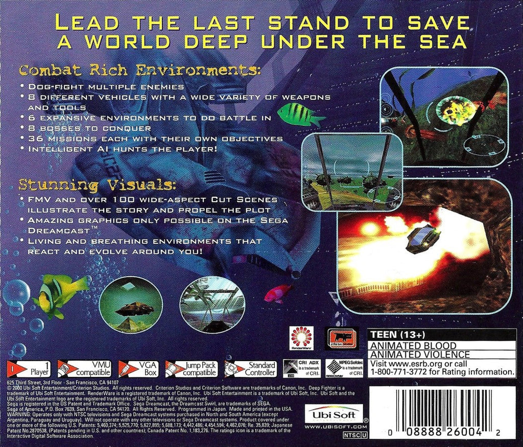 Deep Fighter – Sega Dreamcast (DC)