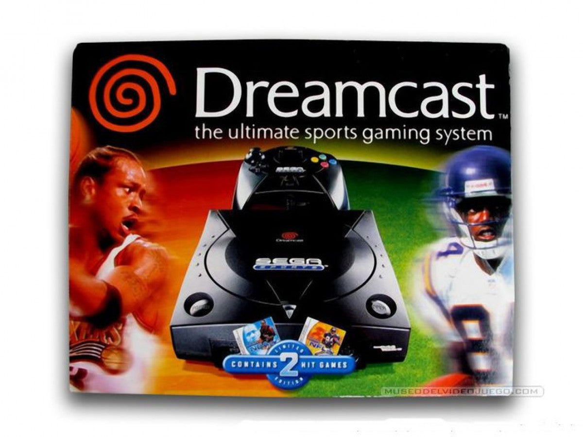 Sega Dreamcast Sports Edition Console System (DC) – In Box, Missing Telephone Cable and 2 Games – Good Condition