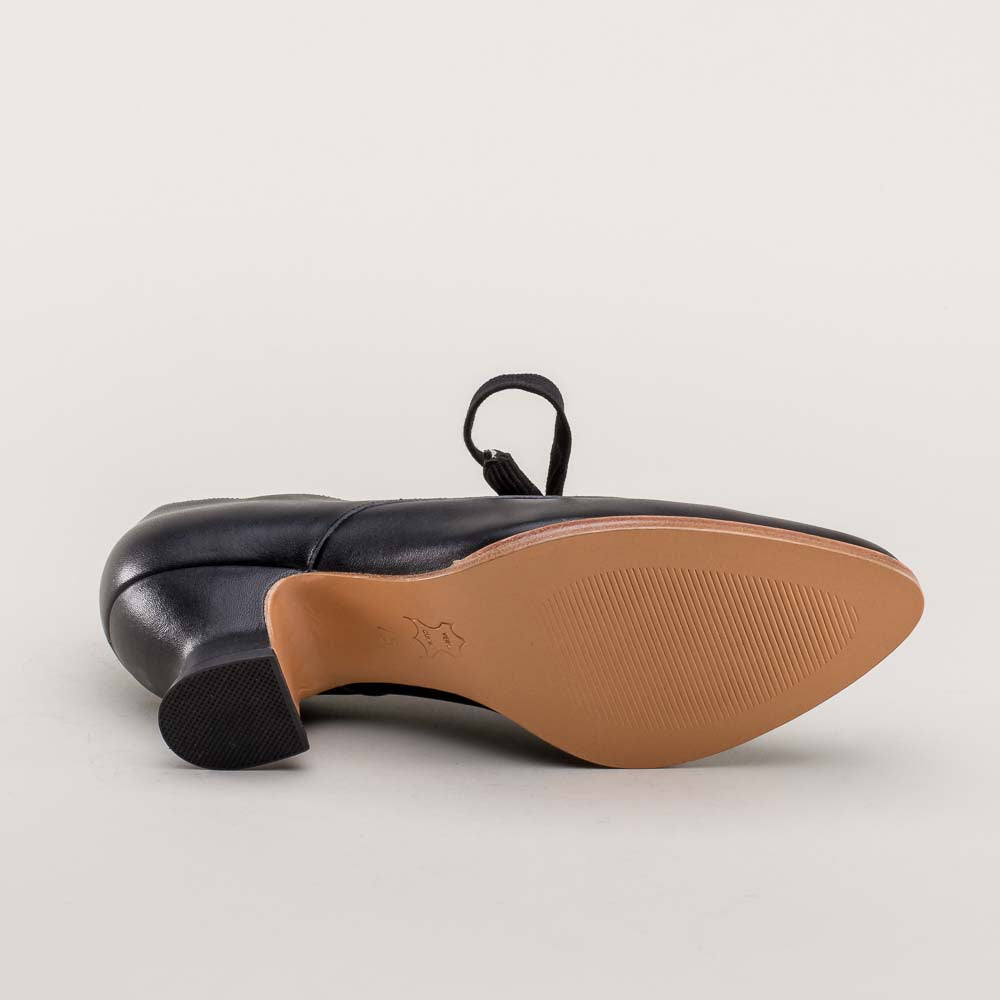 Gibson Edwardian Leather Shoes (Black)
