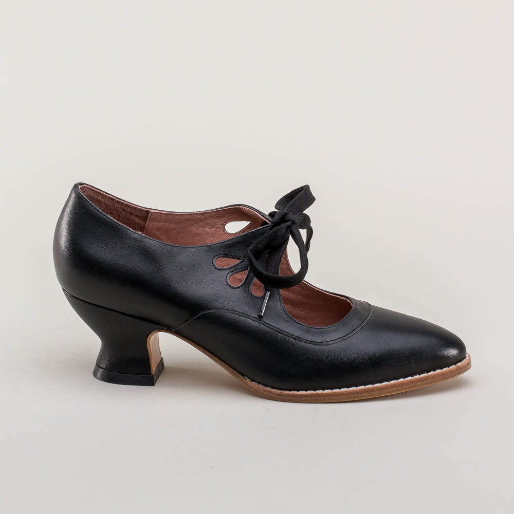 Gibson Edwardian Leather Shoes (Black)