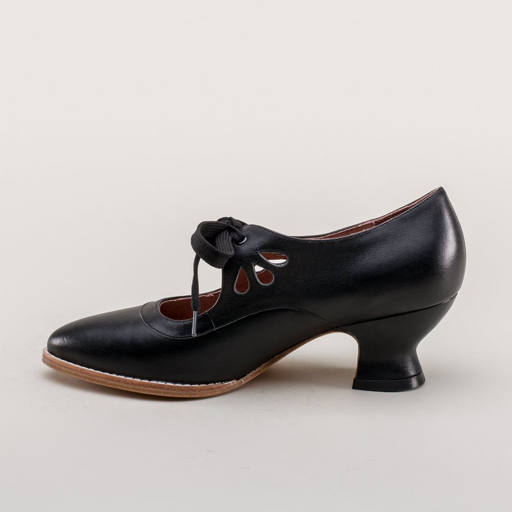 Gibson Edwardian Leather Shoes (Black)