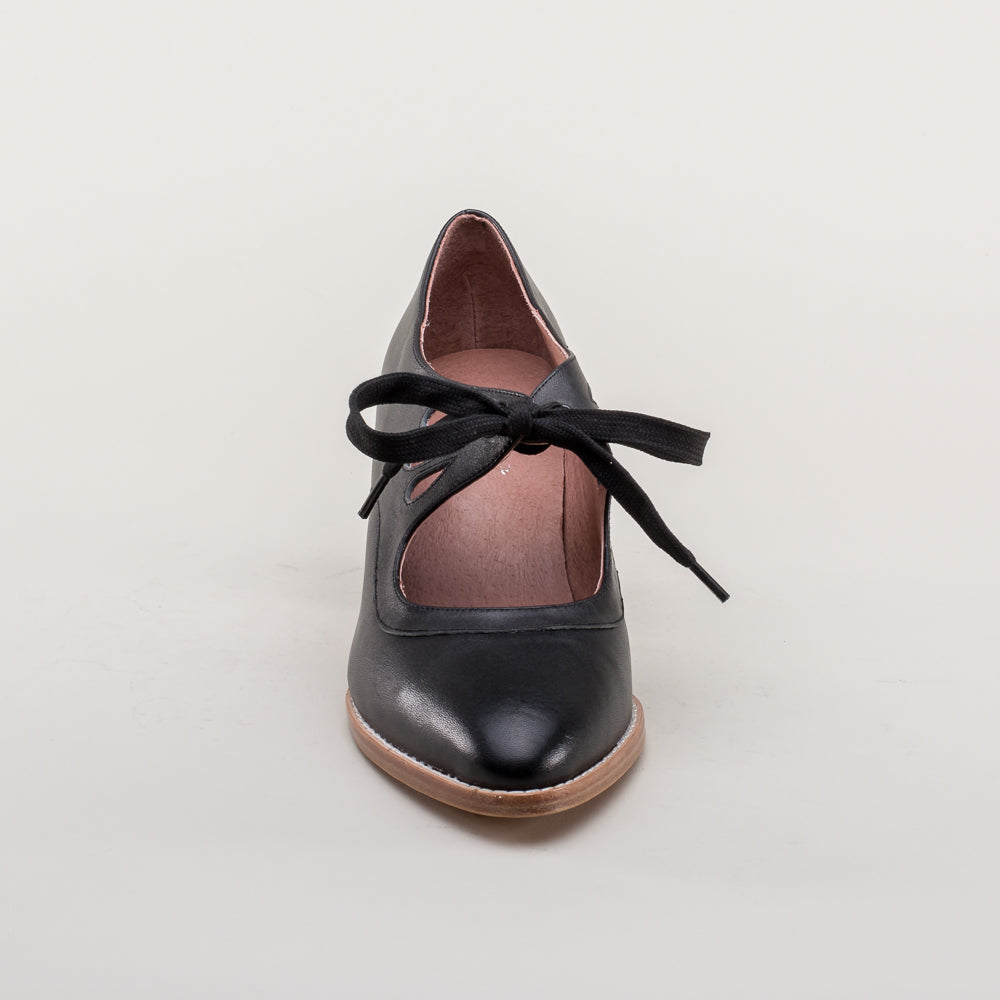 Gibson Edwardian Leather Shoes (Black)
