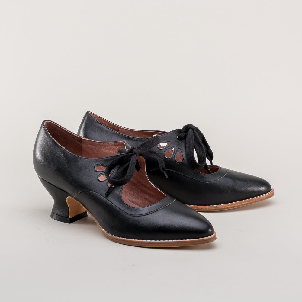 Gibson Edwardian Leather Shoes (Black)