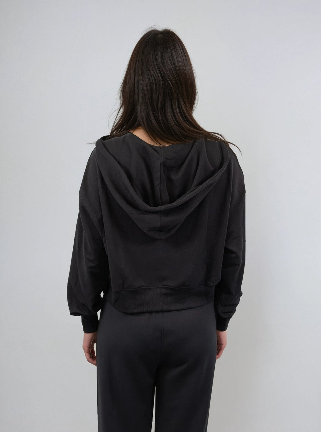 Lounge Cropped Full-Zip