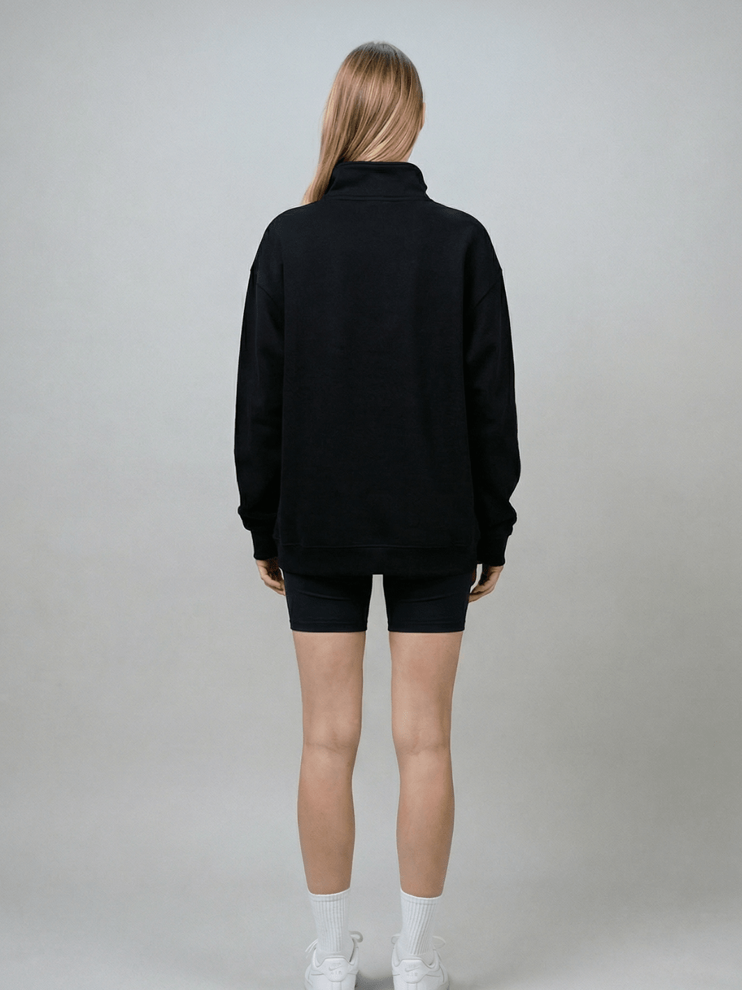 Oversized Half-Zip Sweatshirt
